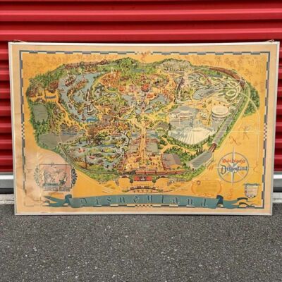 Disney - 70s vintage カリフォルニア ディズニーランド MAP 70S Vintage California Disneyland Map | eBay