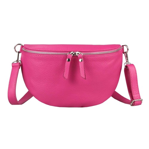 ITAL DAMEN LEDER TASCHE Crossbody Handytasche Schultertasche Bodybag Bauchtasche - Bild 26 von 35
