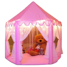 Monobeach Princess Tent Girls Large Playhouse Kids Castle Play Tent with Star...