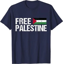 Palestine Flag Free Palestine - Peace - Love Unisex T-Shirt