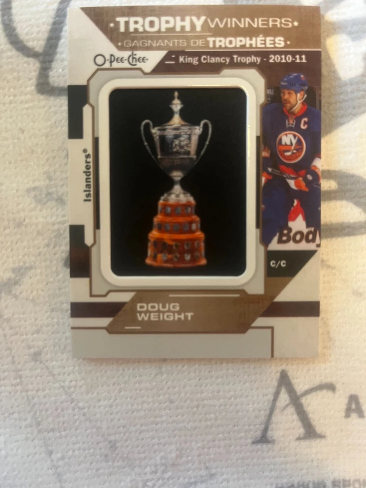 2022-23 OPC O-PEE-CHEE HOCKEY DOUG WEIGHT KING CLANCY TROPHY SP PATCH! #P-1 - Image 3 of 4