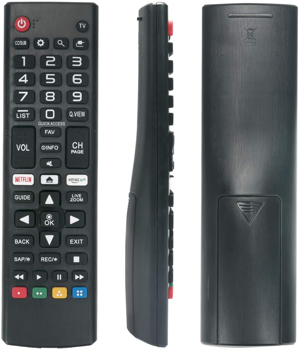 Replacement Remote Control For LG TV - Compatible With Multiple Smart 3D LED Models