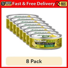  8 pack Solid Yellowfin/Light Tuna in Extra Virgin Olive Oil, Lemon Dill