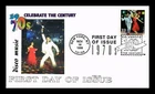 US COVER DISCO MUSIC 1970S CELEBRATE CENTURY FDC HOBBY LINK LIMITED EDITION