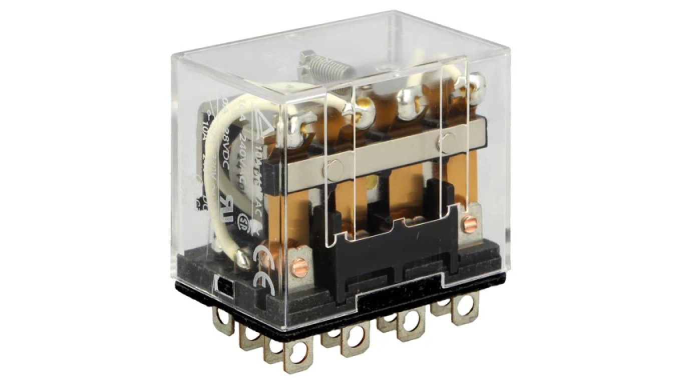 Relay: Electromagnetic 4PDT Coils: 24VDC LY4 24VDC