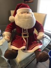 Hallmark Cards The Polar Express Talking Santa Claus With Bell 20” Plush