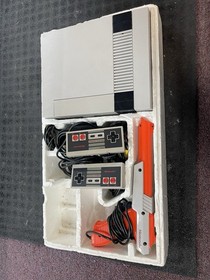 Nintendo NES Action Set Console - Complete In Box - Tested - Authentic -