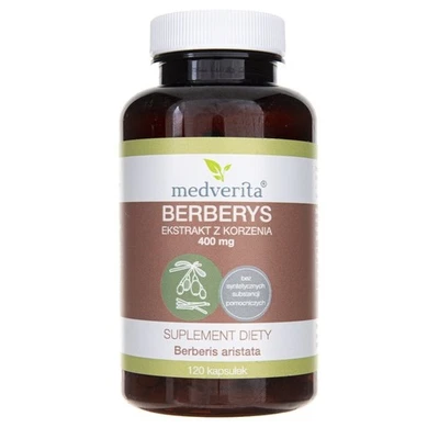 Medverita Medverita Berberys 400 mg 120 Kapseln