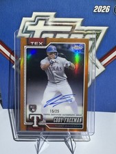 Cody Freeman Chrome 2026 Orange /25 Auto