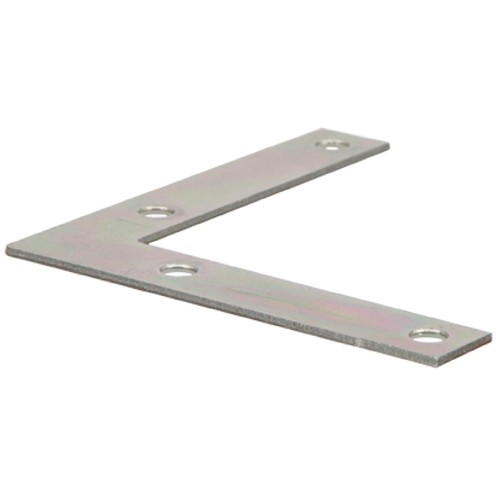 Hillman Flat Corner Iron Zinc (3" x 1/2") 4 Pack 851087