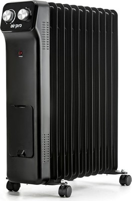 Air Pro Ölgefüllter Heizkörper 2500W mit einstellbarem Thermostat - 11 Fin tragbar