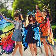 Colorful Butterfly Wings Costume - Fantasy  Cosplay Parties
