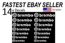 14x Caliper Decals For Brembo Brakes 7 Sizes Choose Color Fast Free Shipping 0 14x Caliper Decals For Brembo Brakes 7 Sizes Choose Color Fast Free Shipping 0