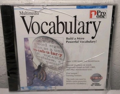 Pro One Multimedia Vocabulary 1996 PC CD-Rom Brand New B119