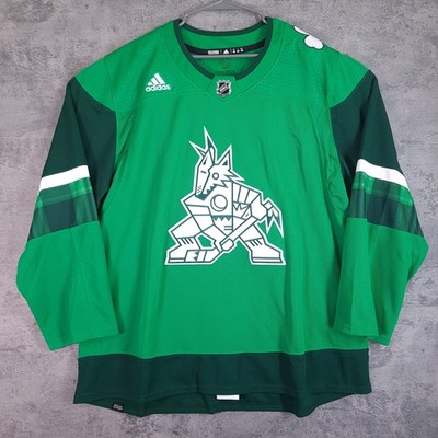 ADIDAS Arizona Coyotes St Patricks Day NHL Authentic Hockey