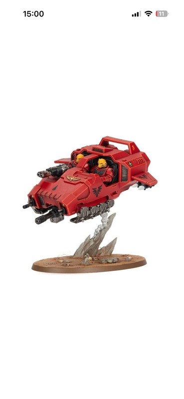 Space Marine Land Speeder - Armageddon 11th - Warhammer 40K - NoS - Presale 20/6
