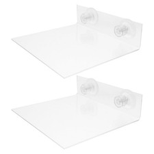 2Pcs Parrot Window Perch with Suction Cup Adjustable Height Bird Stand Portab...