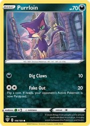 Purrloin 106/189 Darkness Ablaze Common Pokemon TCG
