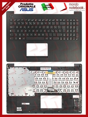 Tastiera Italiana Per Notebook ASUS F553 F553M F553MA-BING-623B F553MA-BING662B - Ricambio Originale Sostitutivo - Colore Nero - 2