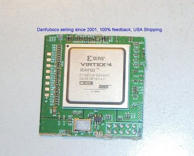 Xilinx Virtex - 4 XC4VFX20 FFG672FGQ experimenters board PPC and DSP Robotics AI