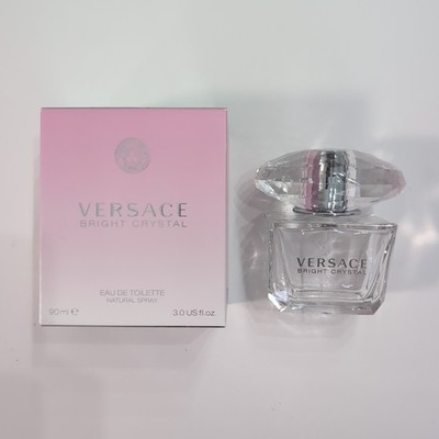 Versace Bright Crystal Perfume Bottle Made In Italy Empty 90ml / 3.0 fl oz 