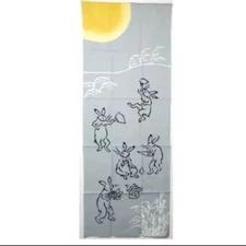 Kamawanu Tenugui Moon Viewing Party Autumn Pattern Stylish Towel Used