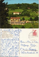 Postcard Rothenbuch hotels guest house Spechtshaardt-Aulenbach 1973