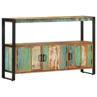 Sideboard 120X30X75 Cm Altholz Massiv