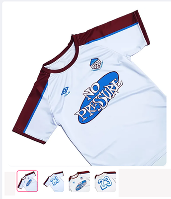 #ad #ad Reprint New No Pressure jersey Raglan Jersey WHITE Short sleeve S 5XL TU1062 $23.19