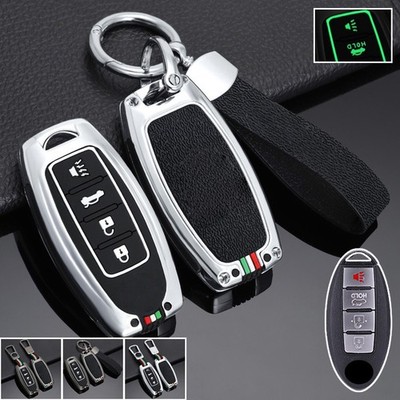 Alloy Silicone Car Key Fob Case Cover For Nissan Altima Maxima Tiida Pathfinder