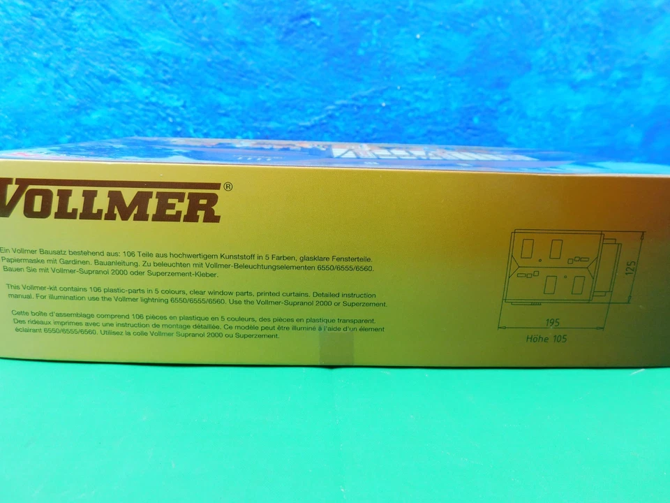 F13 Vollmer H0 Bausatz 5596 Fachwerkhaus Töpferei Meier OVP TOP - Bild 3 von 3