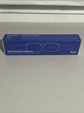 Moist Heated Eye Mask for Dry Eyes - Microwavable Warm Compress - Blue