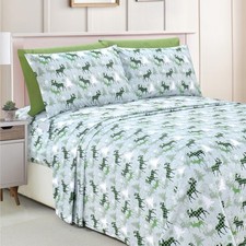 Elegant Comfort Luxury Soft Bed Sheets - Holiday Pattern 1500TC Hotel Quality
