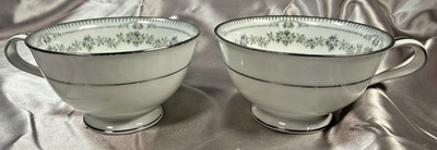 Noritake Fine Japan China Norwood Pattern 6011 Coffee Cups Set / 2 New Condition
