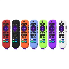 1* Silicone Protective Case Cover For 2021 Voice Remote Control Shockproof