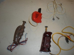A mixed lot of 3 Controllers:  Atlas, Cox, Scalextric/Triang