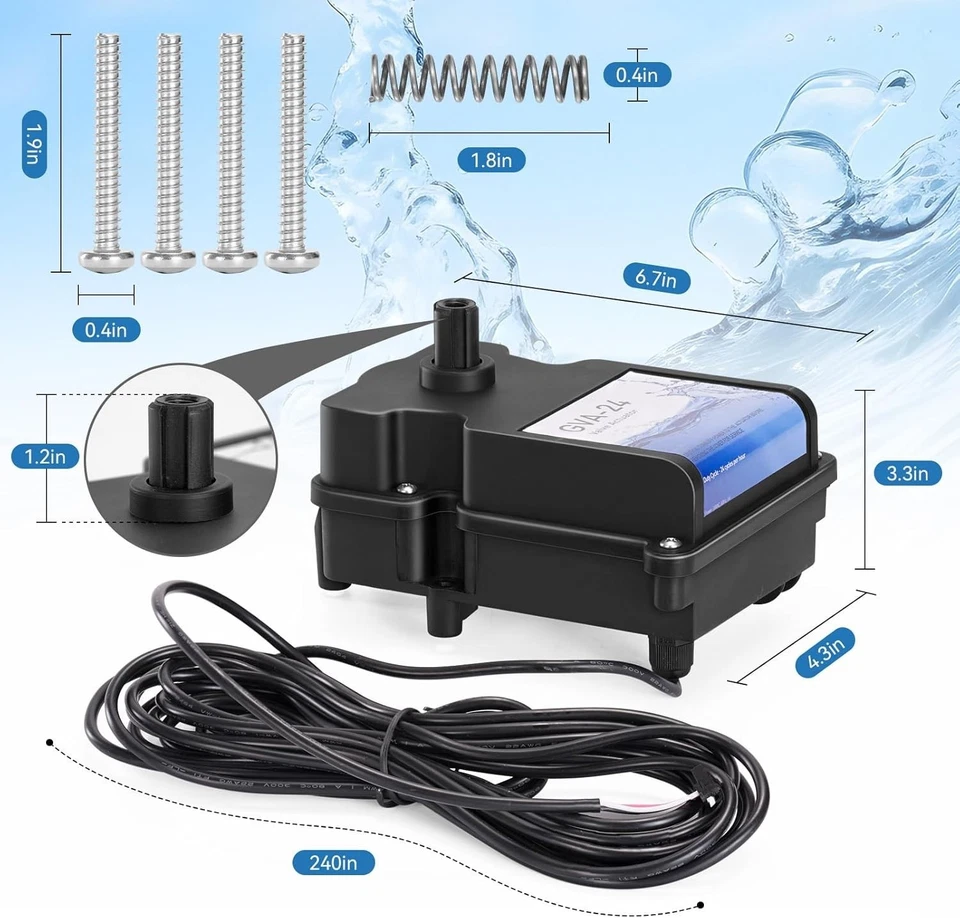 Pool Valve Actuator For Hayward GVA-24 Valve Actuator w/15 Ft Cable 24V CVA-24T - Image 2 of 4