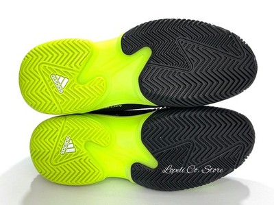 Adidas Barricade 13 Tennis Shoes Black Lucid Lemon IH2559 Mens 10