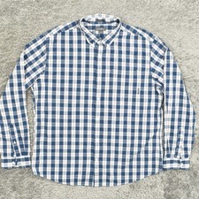 Eddie Bauer Men's XL Button Shirt Long Sleeve Plaid Multicolor Classic Fit Plaid