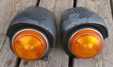 1955 1959 Vintage Gmc 450 550 Fender Marker Parking Light Pair Originals 1955 1959 Vintage Gmc 450 550 Fender Marker Parking Light Pair Originals
