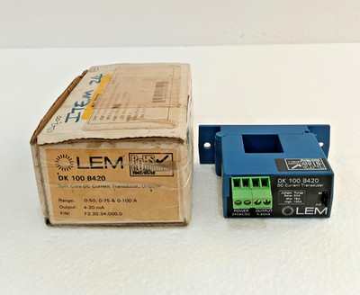 * NEW IN BOX* LEM DK 100 B420 Split Core Current Transducer