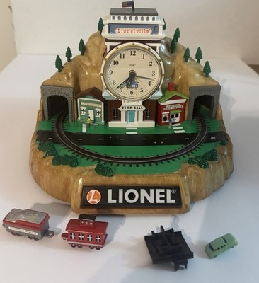 Lionel 100th Anniversary Alarm Clock Talking Clock with Railroad
