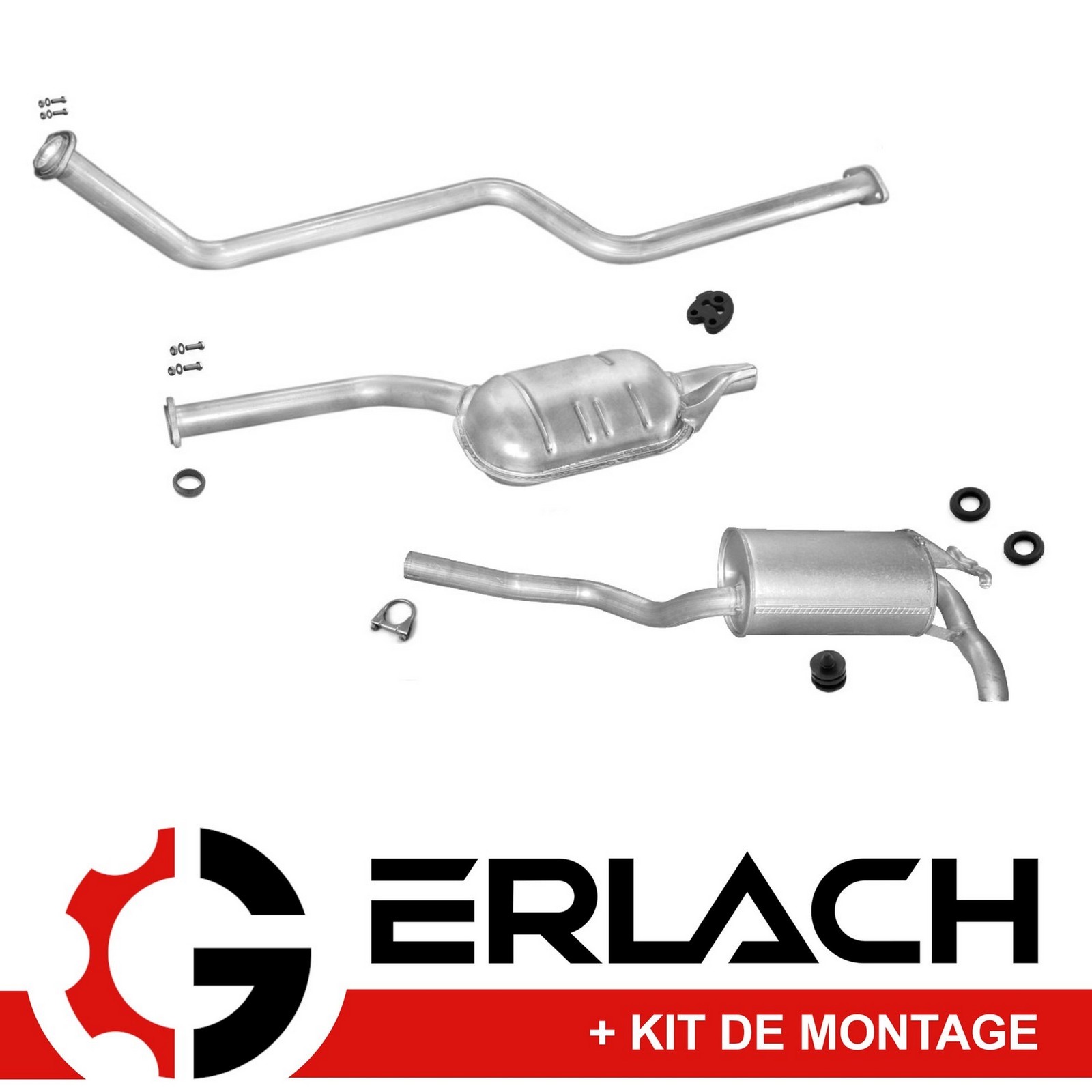 Silencieux échappement Mercedes 190 W201 2.0D diesel et essence 5398 pièce rechange