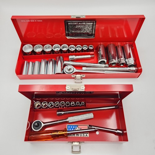 Allied Tools SAE Schraubenschlüssel Set – 68104 Mit 12pt Maul- Und Ringschlüsseln, Karbonstahl, Inkl. Aufbewahrungsbeutel