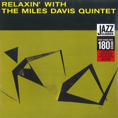 LP MILES DAVIS QUINTET Relaxin' With The Mi JWR4520 Jazz Wax Rec EUROPE Vinyl