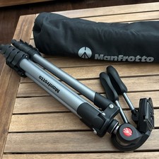 Manfrotto Compact Advanced Aluminium Tripod with 3-Way Head and Travel Sleeve
