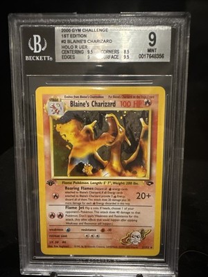 Blaine's Charizard 2/132 Gym Challenge Holo for sale online