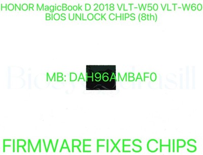 HONOR MagicBook D 2018 VLT-W50 VLT-W60, NO PASSWORD BIOS CHIP MB: DAH96AMBAF0
