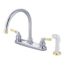 Kingston Brass KB79 Magellan 1.8 GPM Standard Kitchen Faucet - - Polished