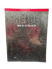 AC/DC Back In Black songbook sheet music Guitar Tablature Edition PB 1990